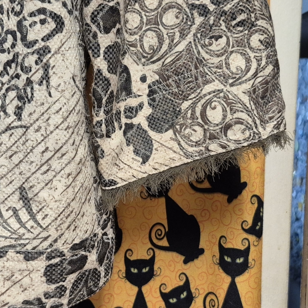 Multiples Patterned Gray Women's Jacket - image 3